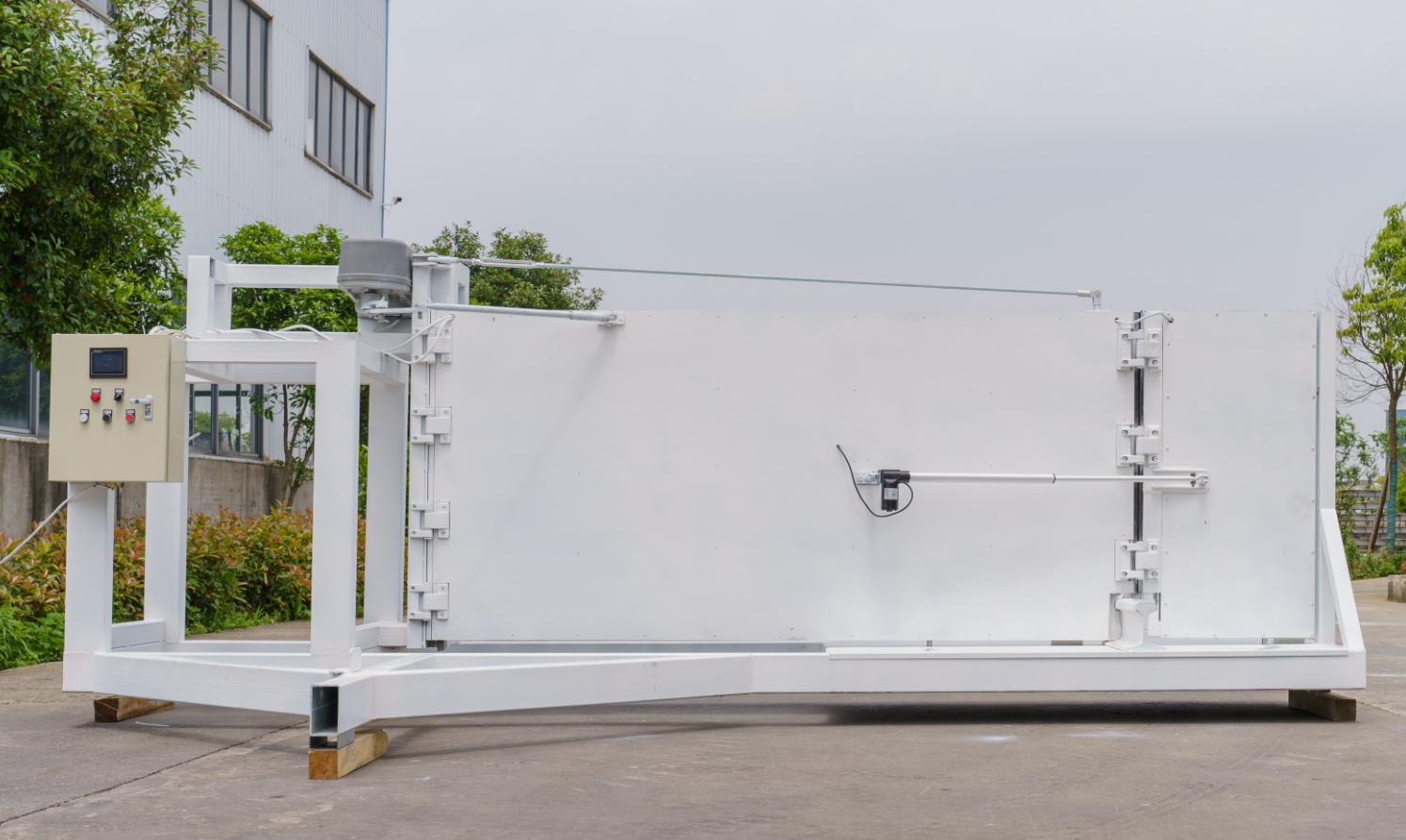 電動(dòng)折疊式防淹裝置